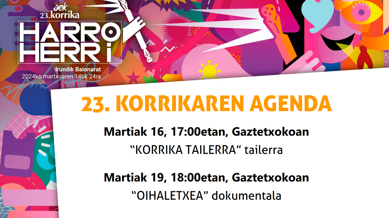 23. KORRIKAren agenda Gatikan