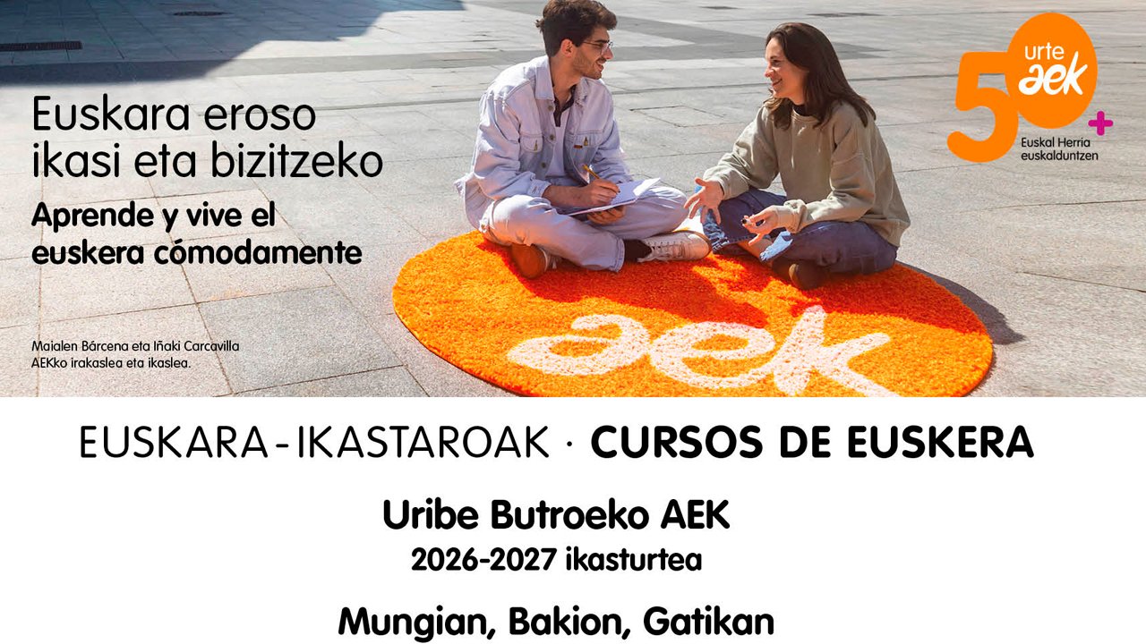 Euskera ikasteko ikastaroa Gatikan